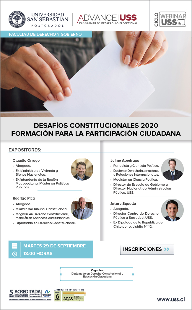 Desafíos Constitucionales 2020: Formación para la participación Ciudadana