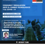 V Congreso Internacional de Regulación y Consumo: "Consumo y regulación ante el cambio tecnológico y el Covid-19.