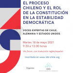 Seminario internacional: "El proceso chileno y el rol de la Constitución en la estabilidad democrática".