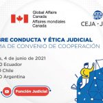 Seminario “Diálogo sobre conducta y ética judicial" Acto de firma de Convenio de Cooperación.