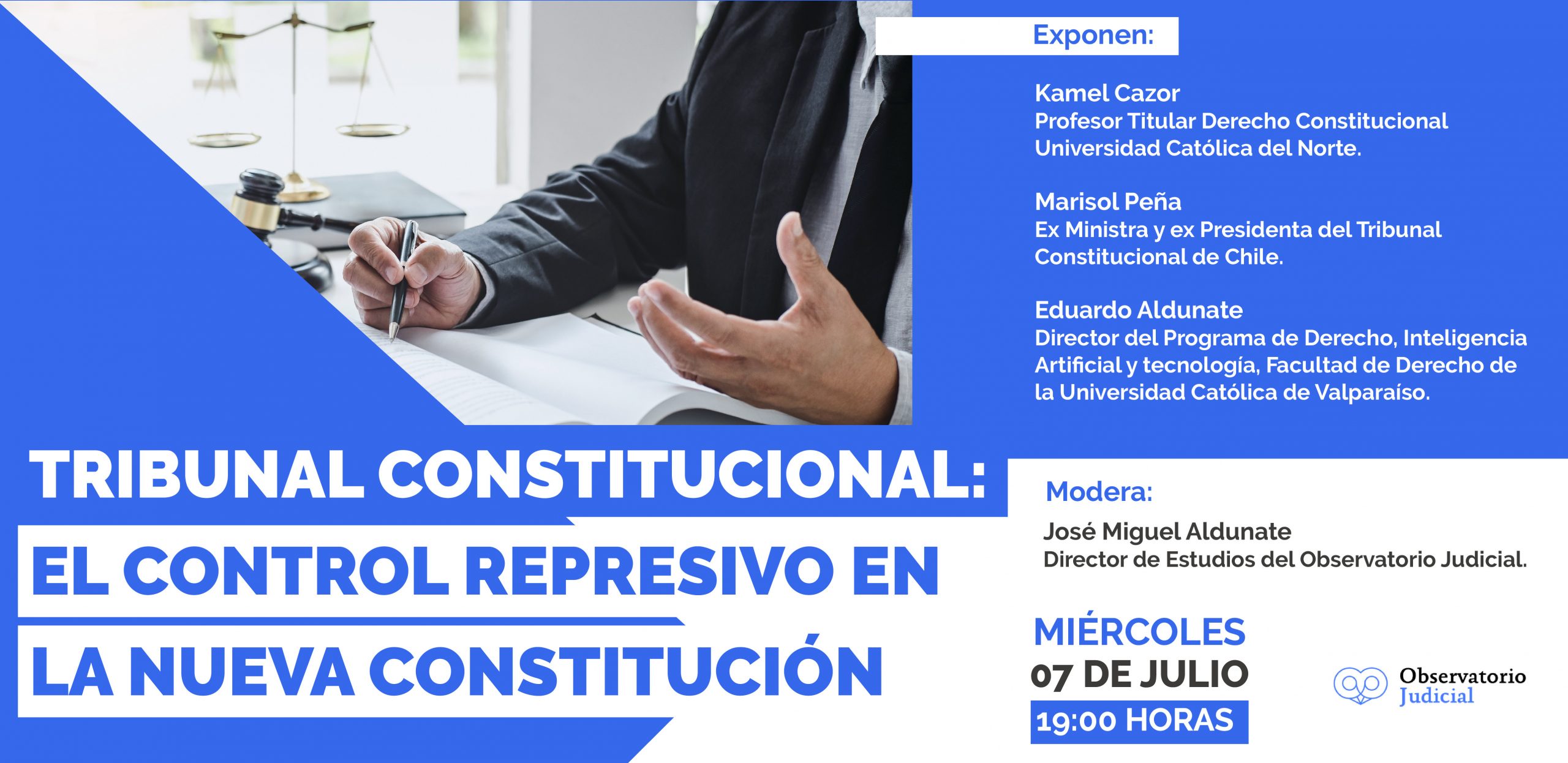 Tribunal Constitucional: El control represivo en la nueva Constitución.