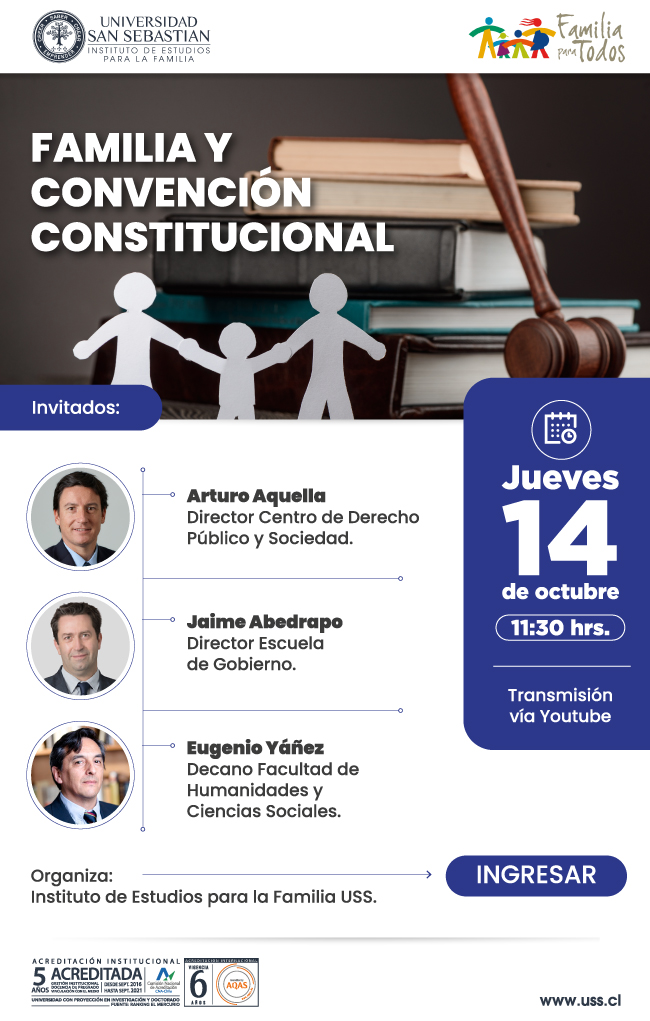 Conversatorio: “Familia y Convención Constitucional”.