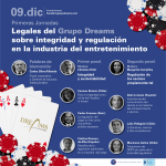 Primeras Jornadas Legales del Grupo Dreams sobre Integridad y Regulación en la industria del entretenimiento.