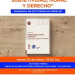 Doctorado en Derecho UCEN presentará libro "Subjetividad, Moral y Derecho".