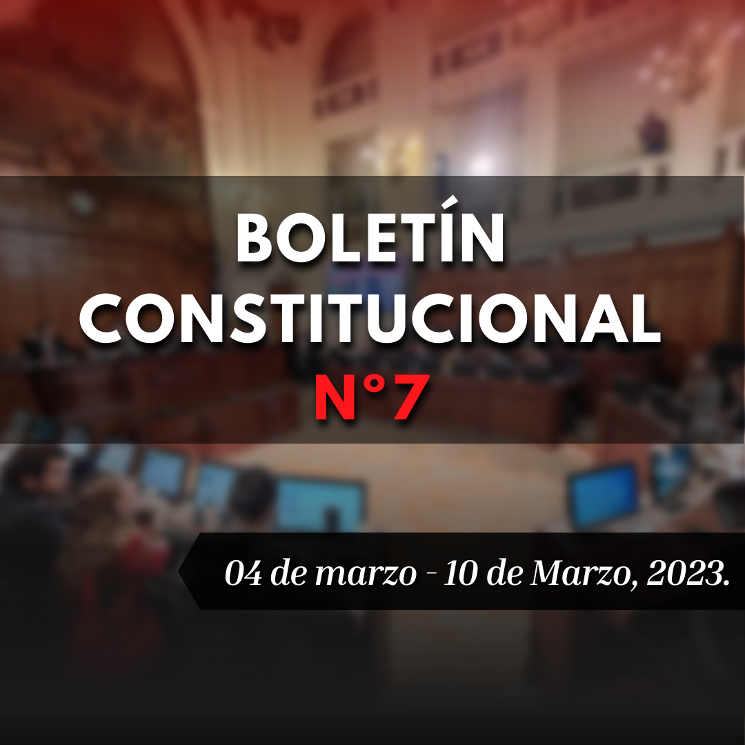 Boletín Constitucional N°7: Comienza la redacción del anteproyecto por  parte de la Comisión de Expertos - Diario Constitucional