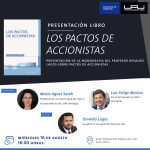 Presentación libro “Los pactos de accionistas”.